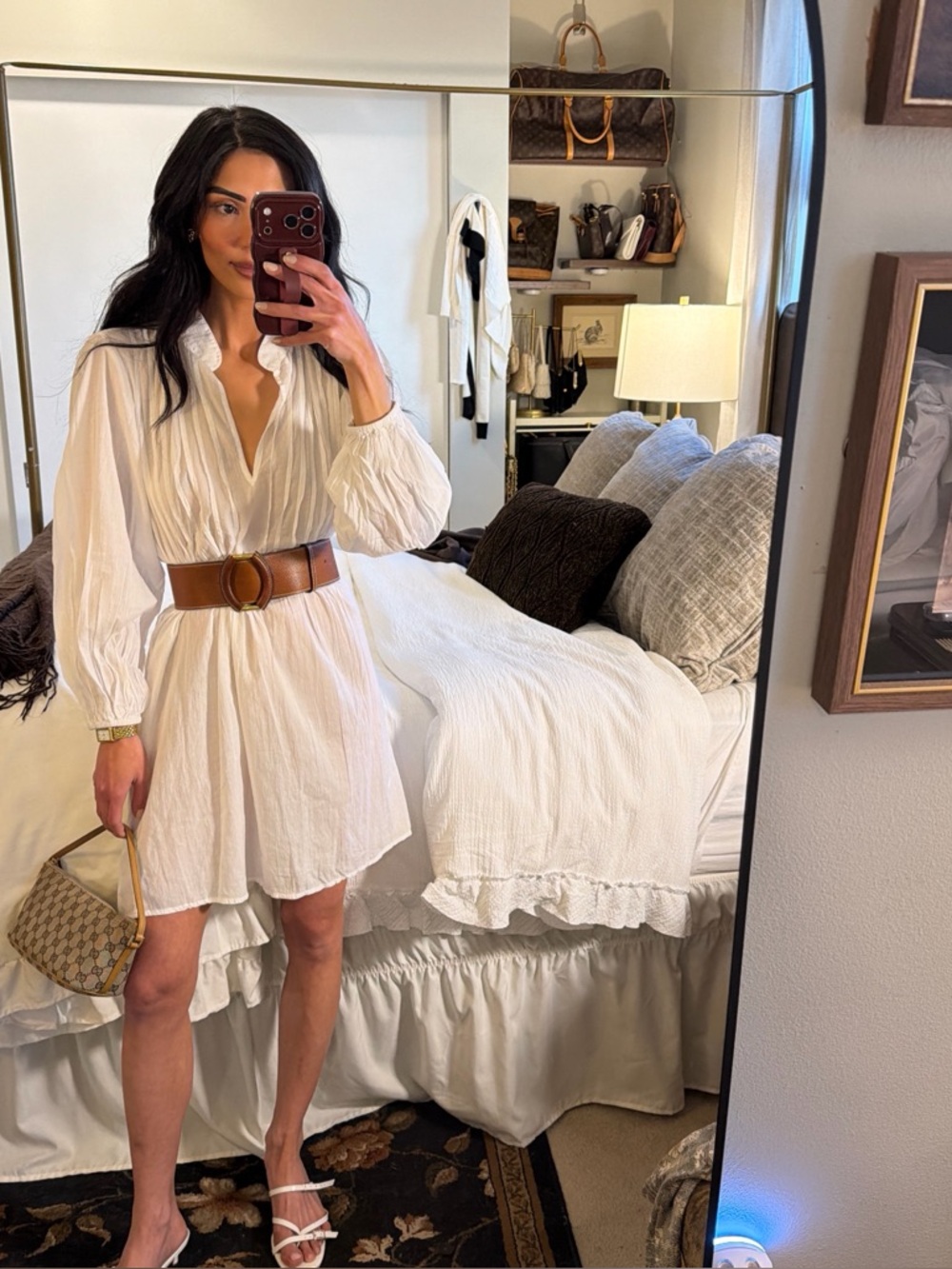 Ralph Lauren White Cotton Tunic Dress • Hamptons Summer
